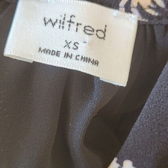 Wilfred Halter Style Black Floral Mini Dress XS - Picture 3 of 14